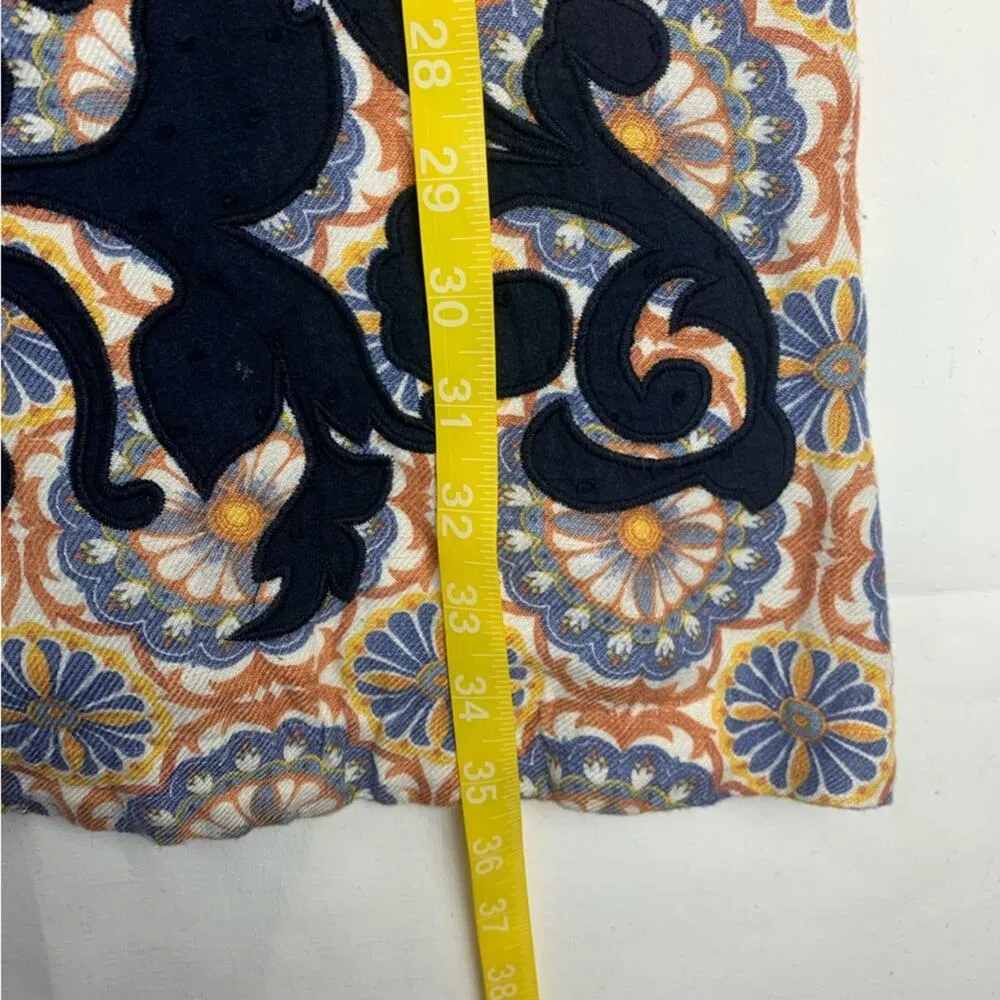 Anthropologie Vanessa Virginia women's 8 medium Dress sleeveless sheath floral e - Image 8