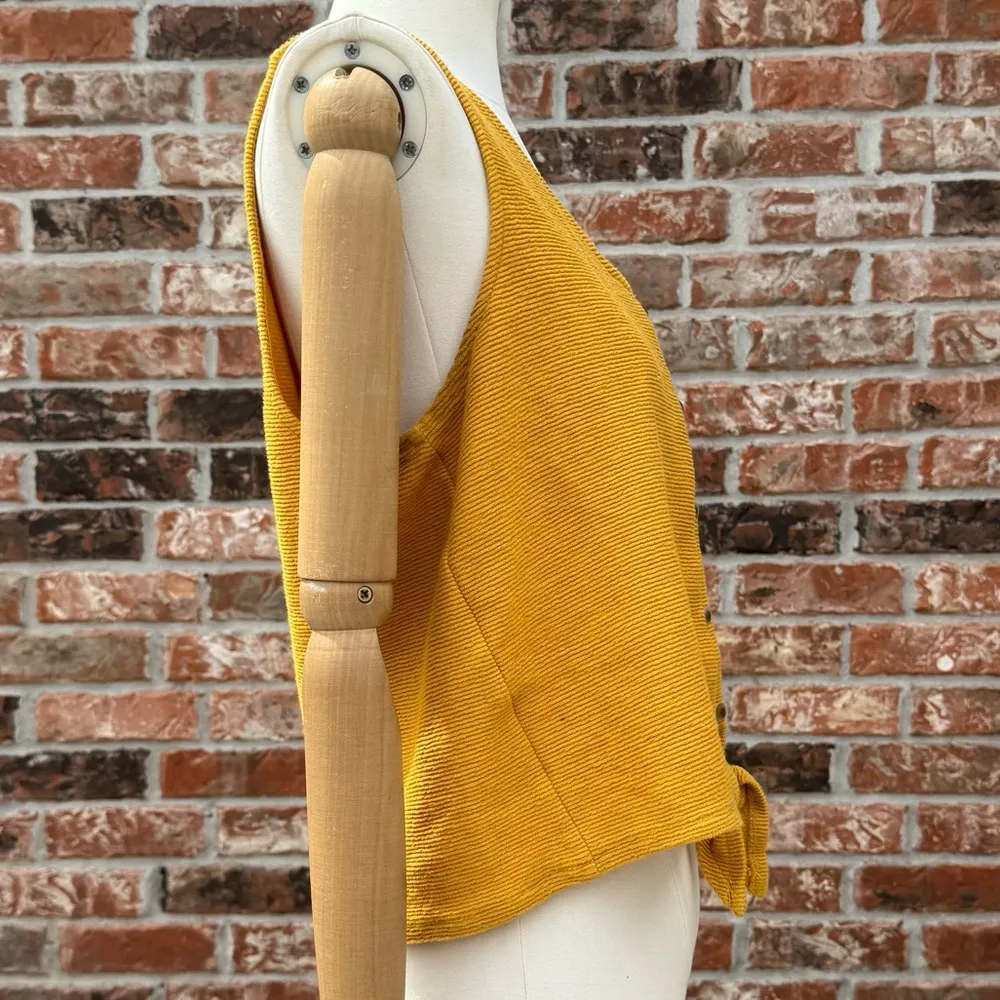 Madewell Texture & Thread Yellow Sleeveless Top / L / Excellent condition - Image 7
