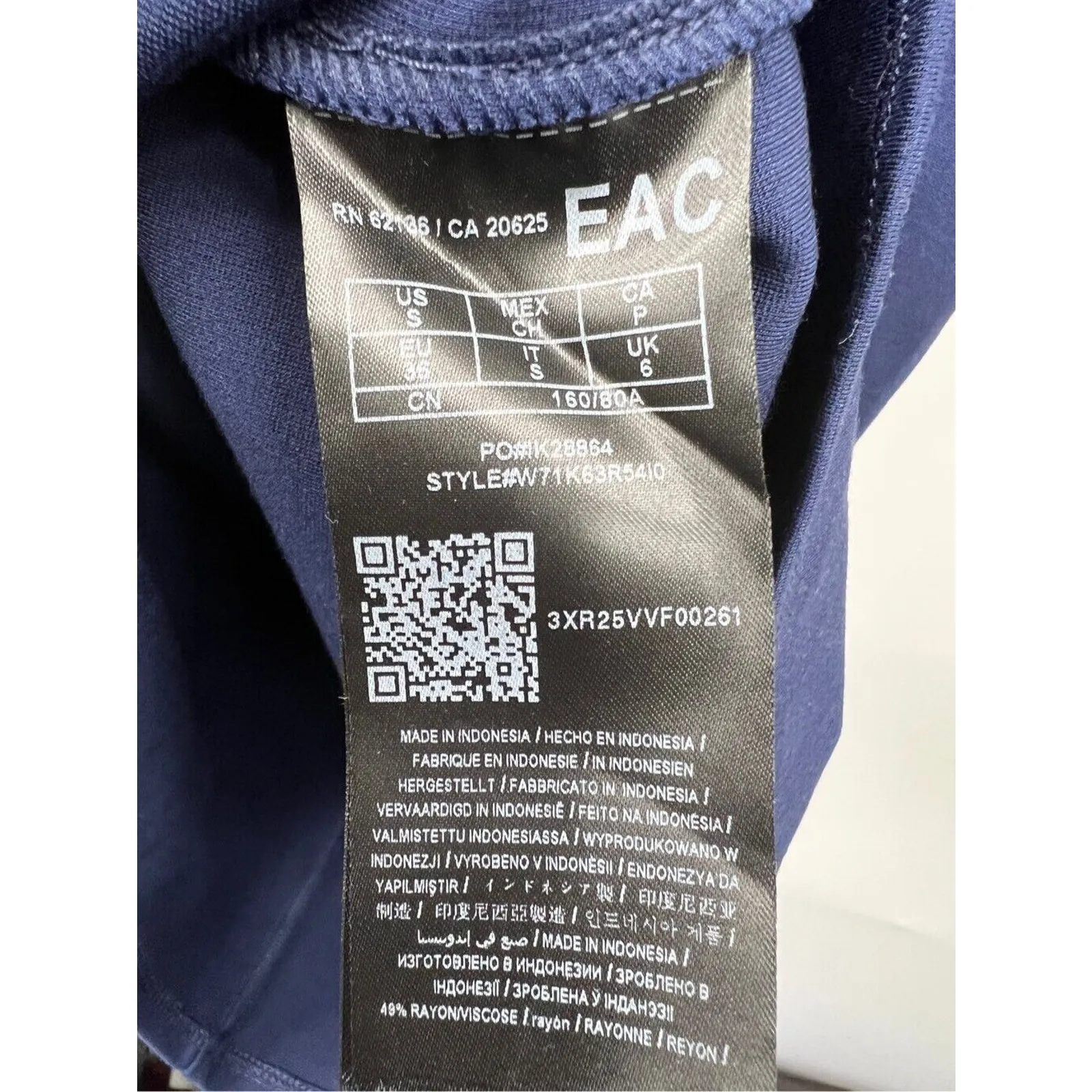 Guess Dress‎ Womens Pia Detail Sweater Sheath Bodycon Blue Size Small - Image 7