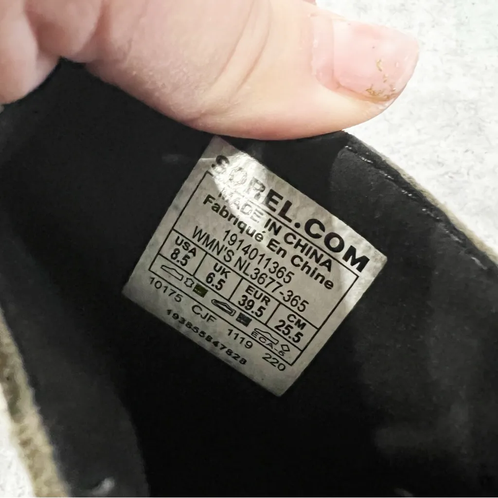 Sorel Joan of Arctic II Wedge Boots Suede Leather Bootie 8.5 - Image 6