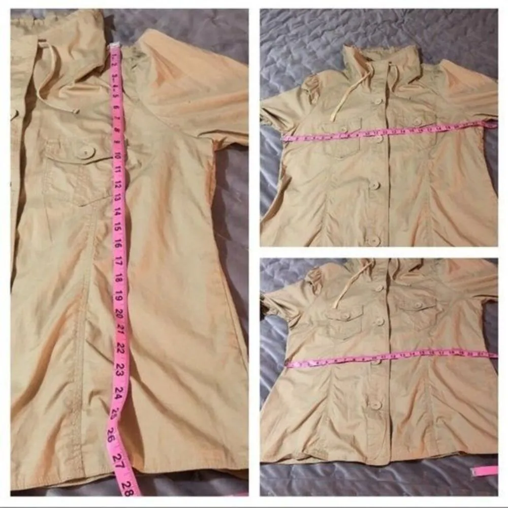 Penningtons Lightweight Summer Jacket Button Pocket Khaki Tan X 14/16 Size XL - Image 11