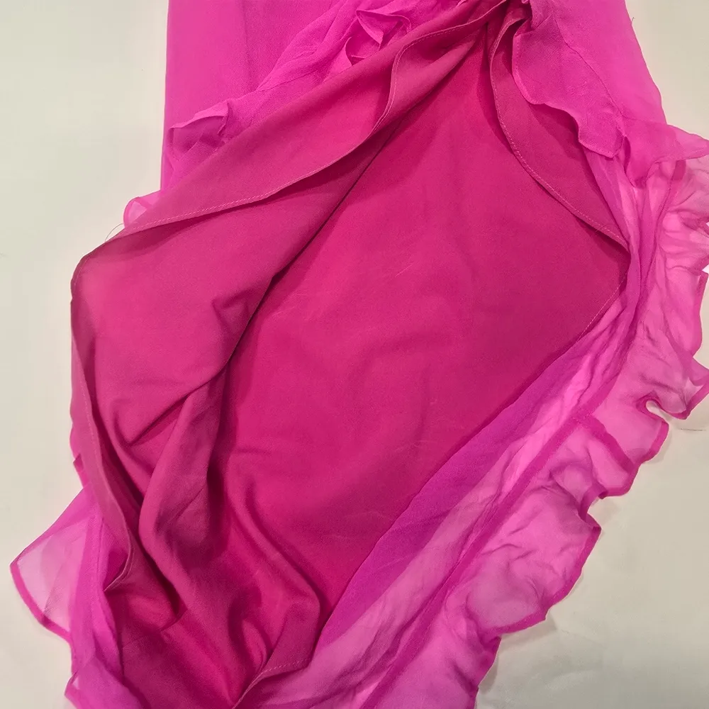 Amanda Uprichard Kalyn Dress in Rose Pink - Image 5