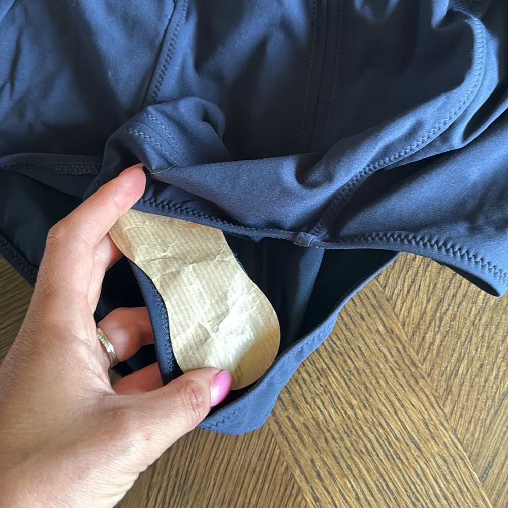 Ulla Johnson Evelina Ruffle Plunge One-Piece Swimsuit, Navy, Size Medium, $380 - Image 9