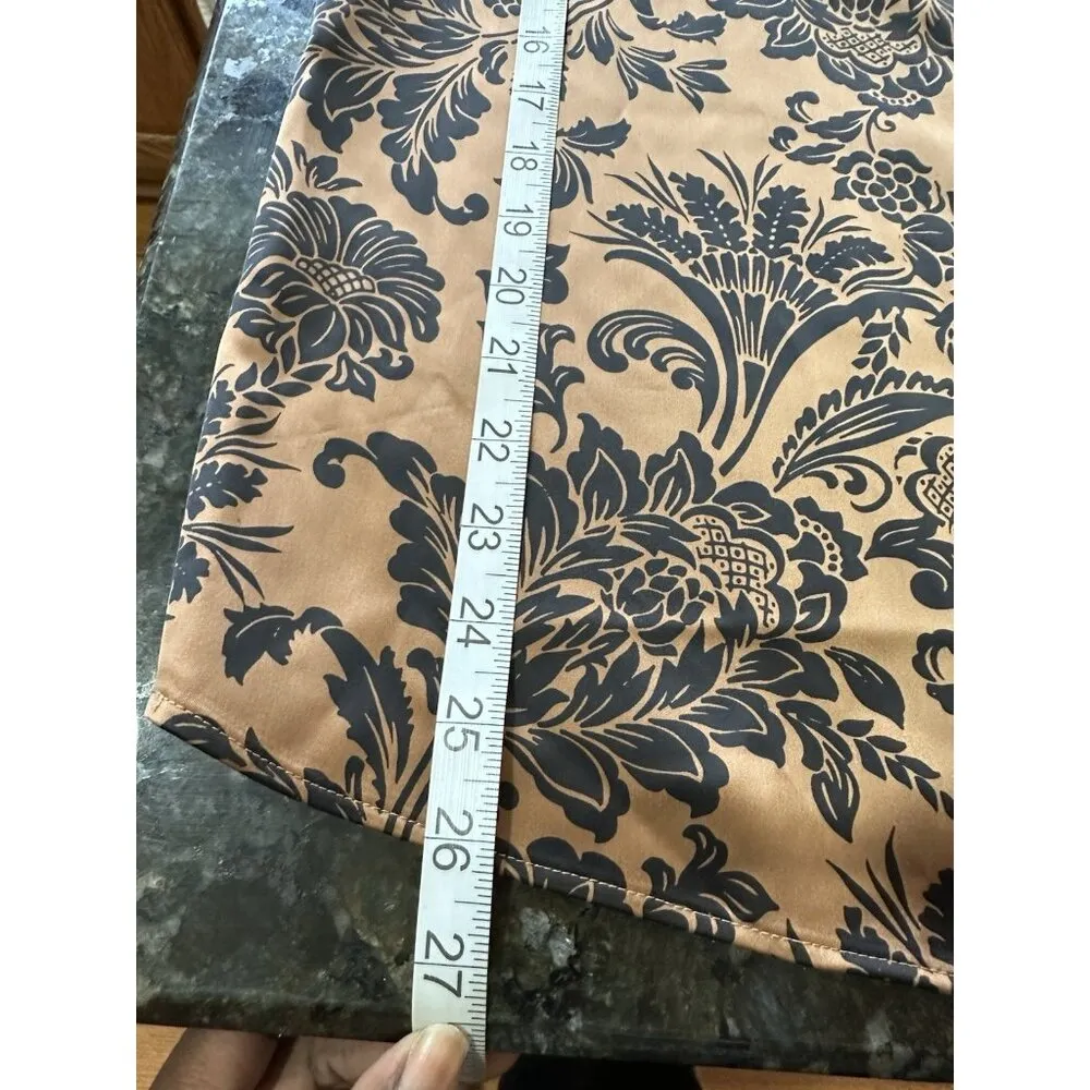 Soft Surroundings Two Piece Skirt Set Sz L Floral Damask Print Boho Whimsigoth - Image 14