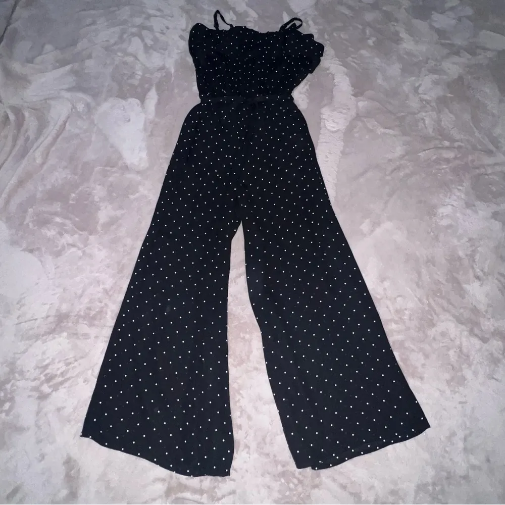 Tommy Hilfiger Black and White Polka Dot Jumpsuit - Image 2