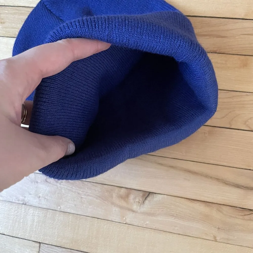 Blue Knit 90.1 FM Radio Beanie Hat winter royal blue comfortable warm - Image 3