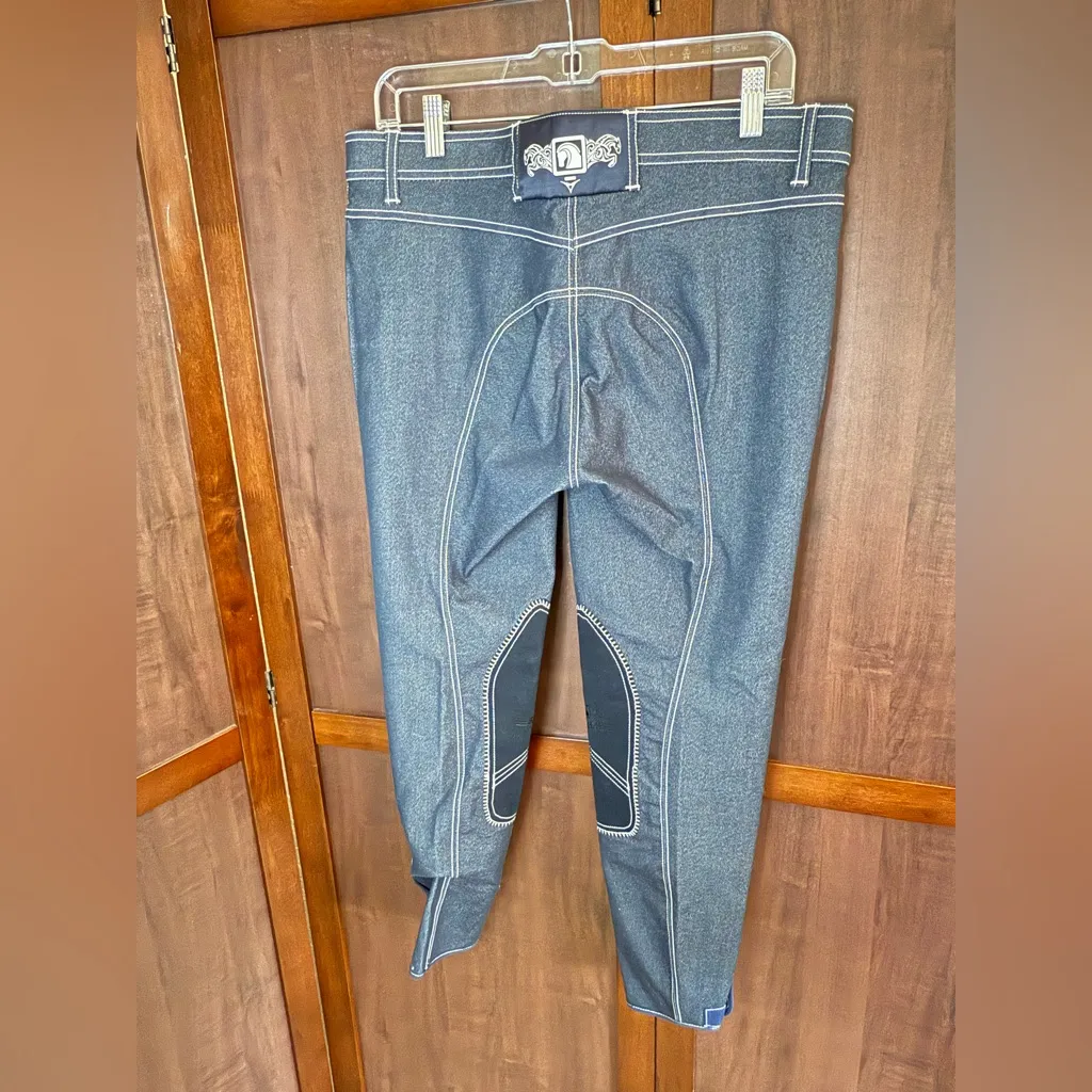 ROMFH‎ breeches size 32 Blue - Image 5
