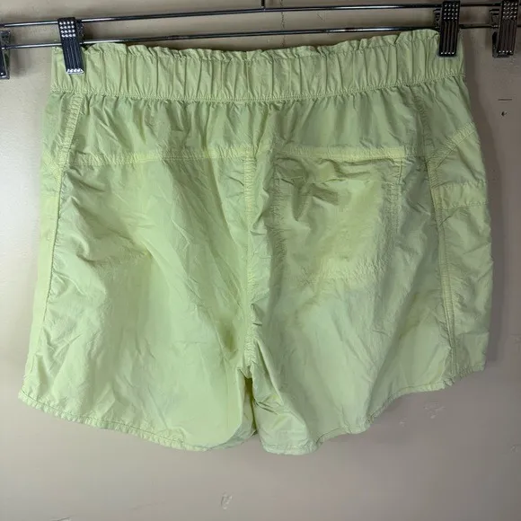 Free People FP Movement In the‎ Wild Shorts size Medium in Glow Cargo Pockets Green - Image 5