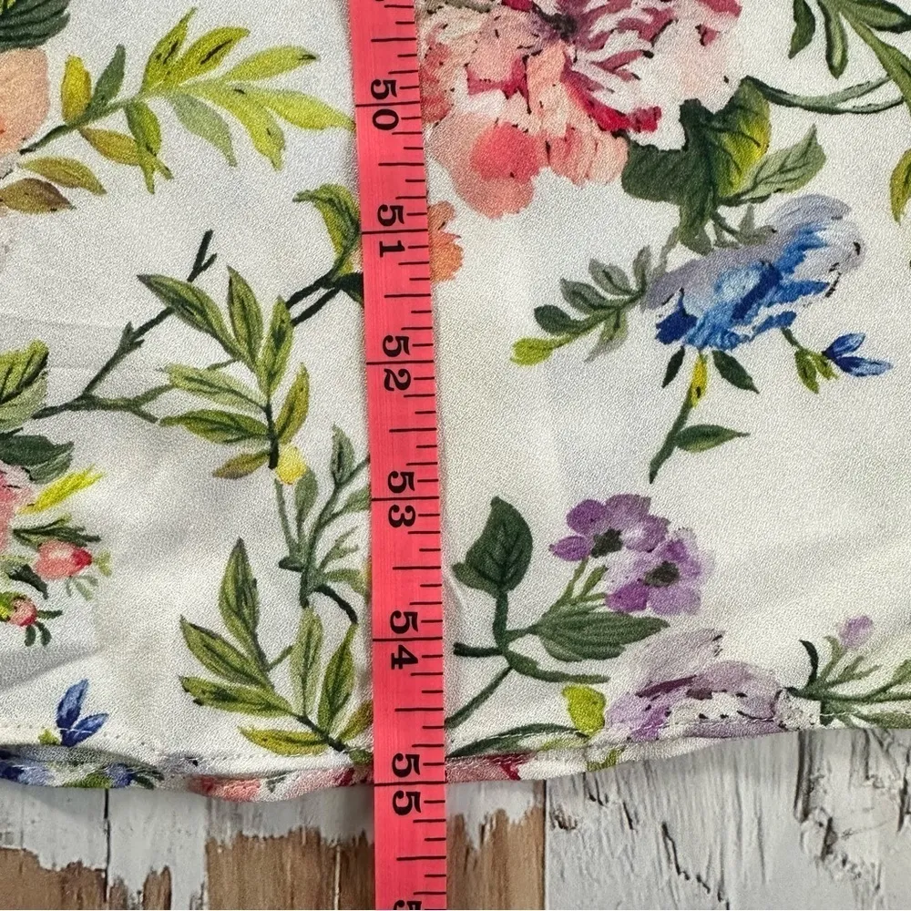 Alice + Olivia Harmony Slip Midi Dress Gardenia Floral Size US 4 - Image 13