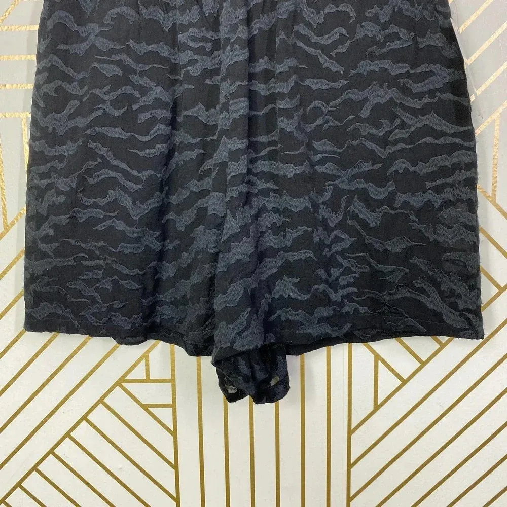 Good American Sheer Zebra Running Shorts‎ Black - Image 5
