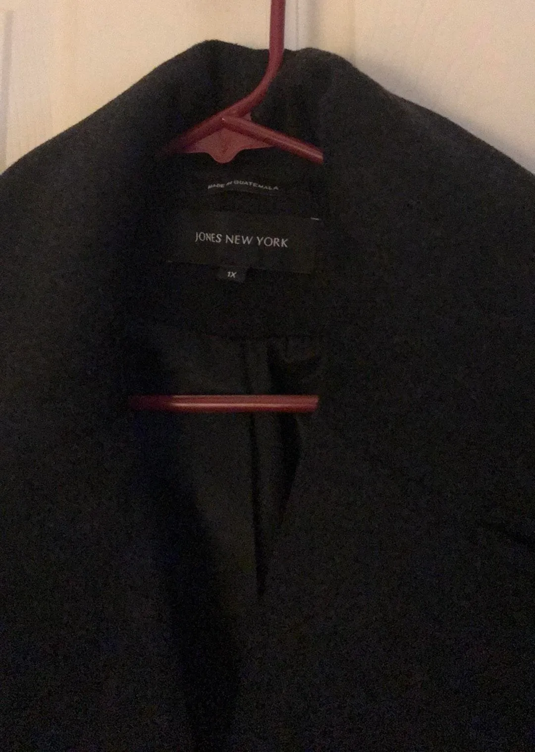 's woman coat black  size 1X Good condition - Image 3