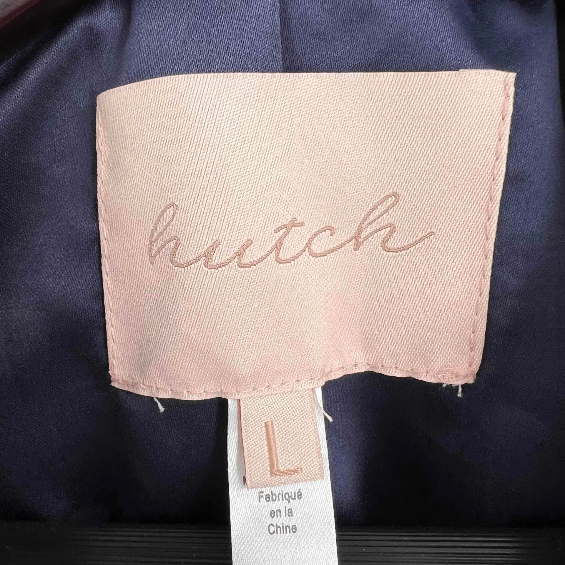 Anthropologie Hutch Tweed Preppy Blazer White Blue Gold‎ Metallic Lined Large - Image 6