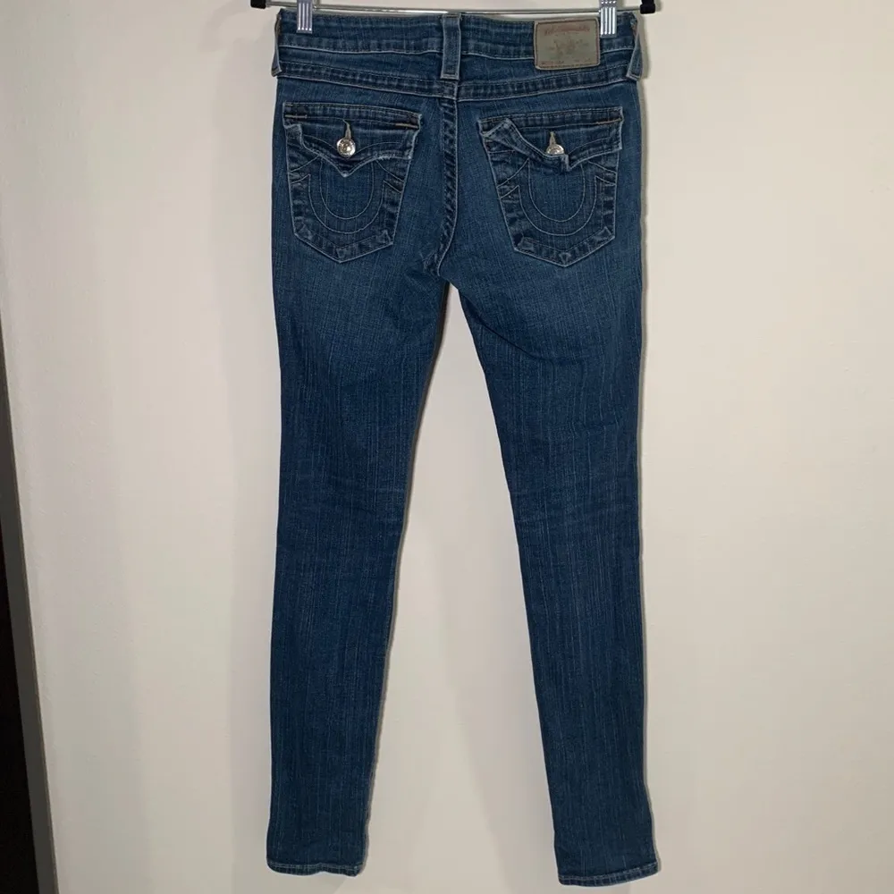 True Religion Distressed Skinny Jeans Size 28 - Image 2