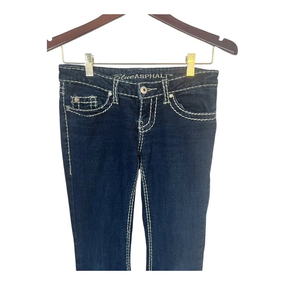 Y2K Blue Asphalt Low Rise Denim 3 Size undefined - Image 3