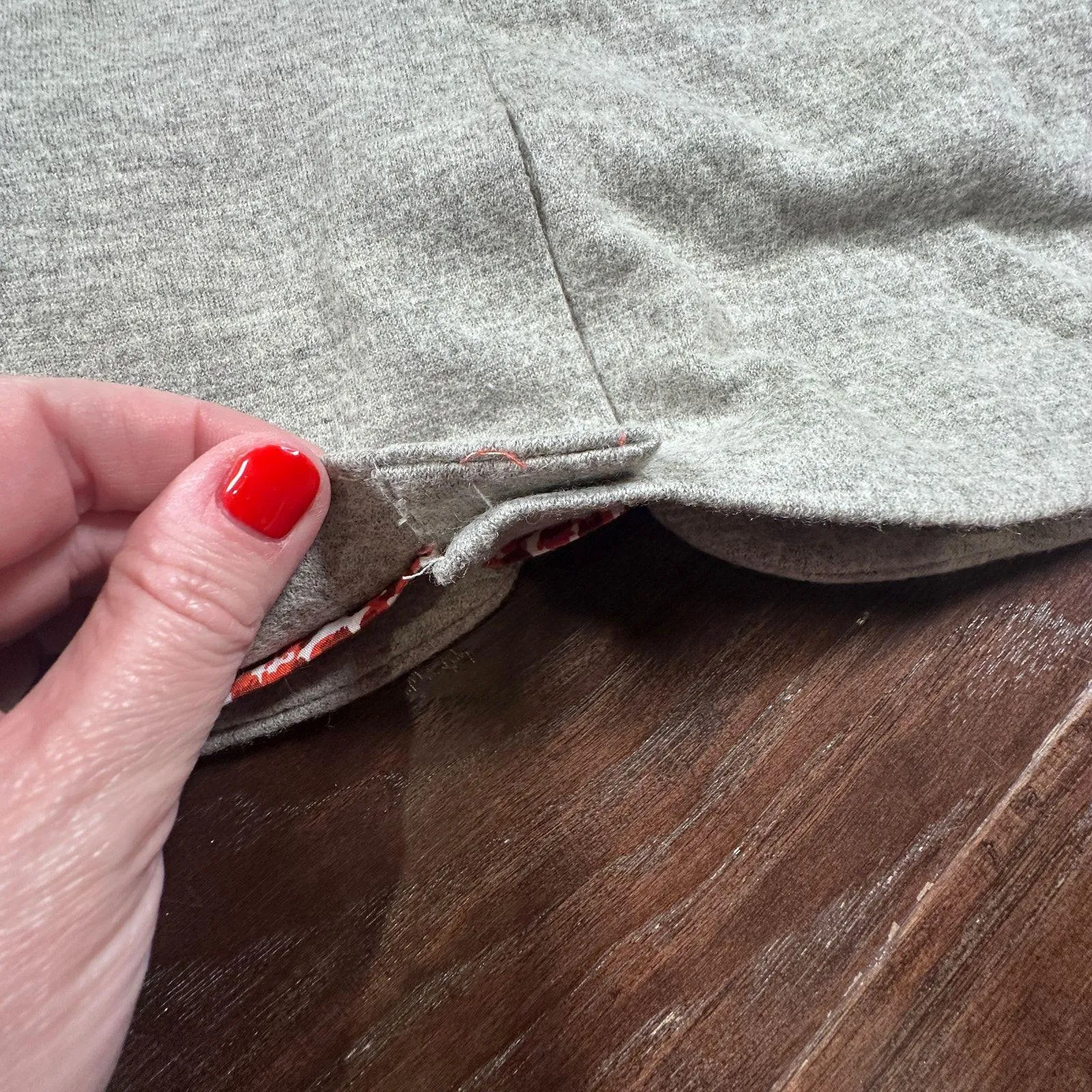 NWOT Anthropologie Elevenses Wool Blend Grey Cropped Blazer Size 6 - Image 6