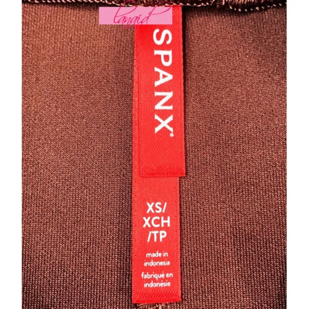 Spanx AirEssentials Sleeveless Mock Neck Top Spice Traveling Comfort Soft Tank - Image 8