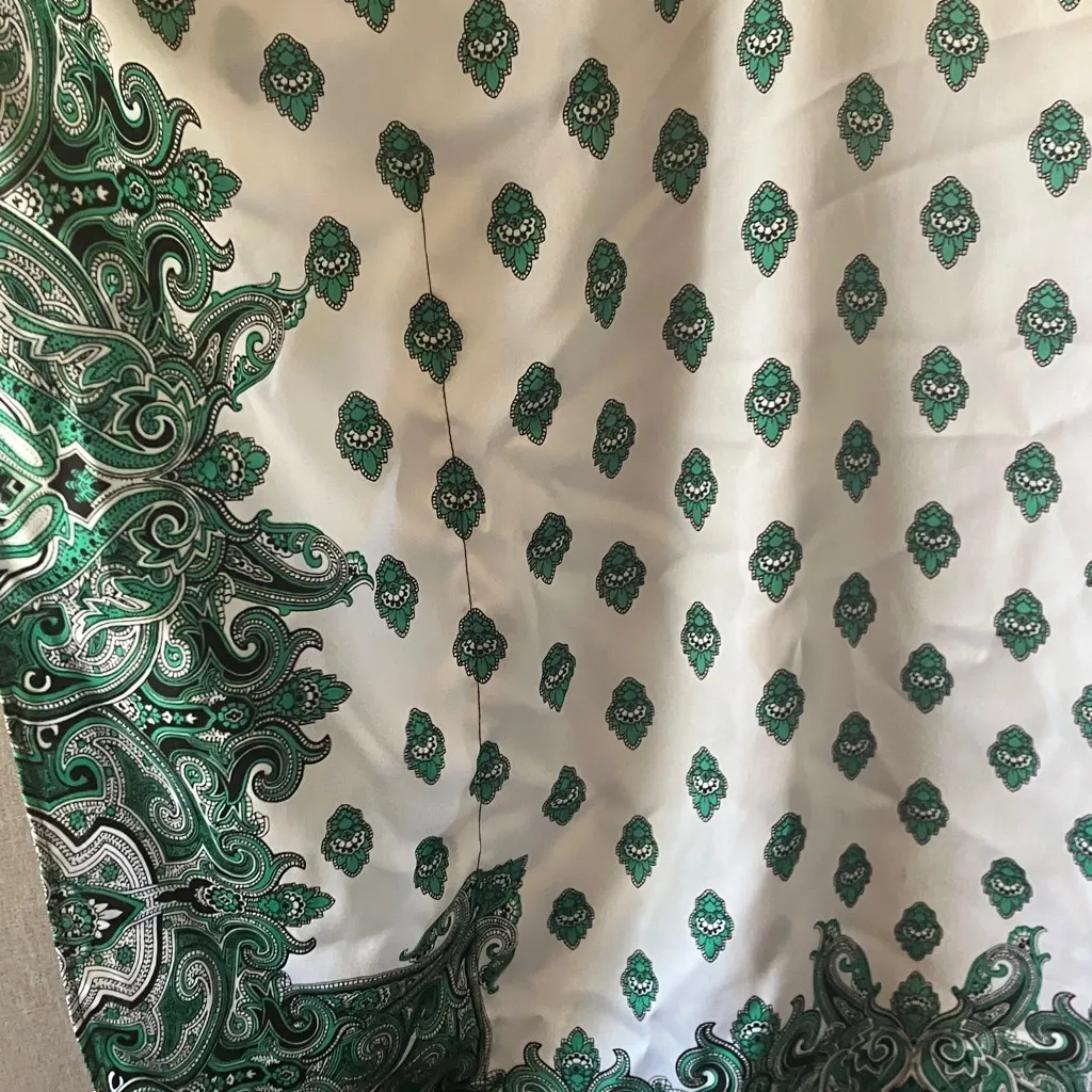 Dana Buchman Paisley caftan style Top large - Image 8