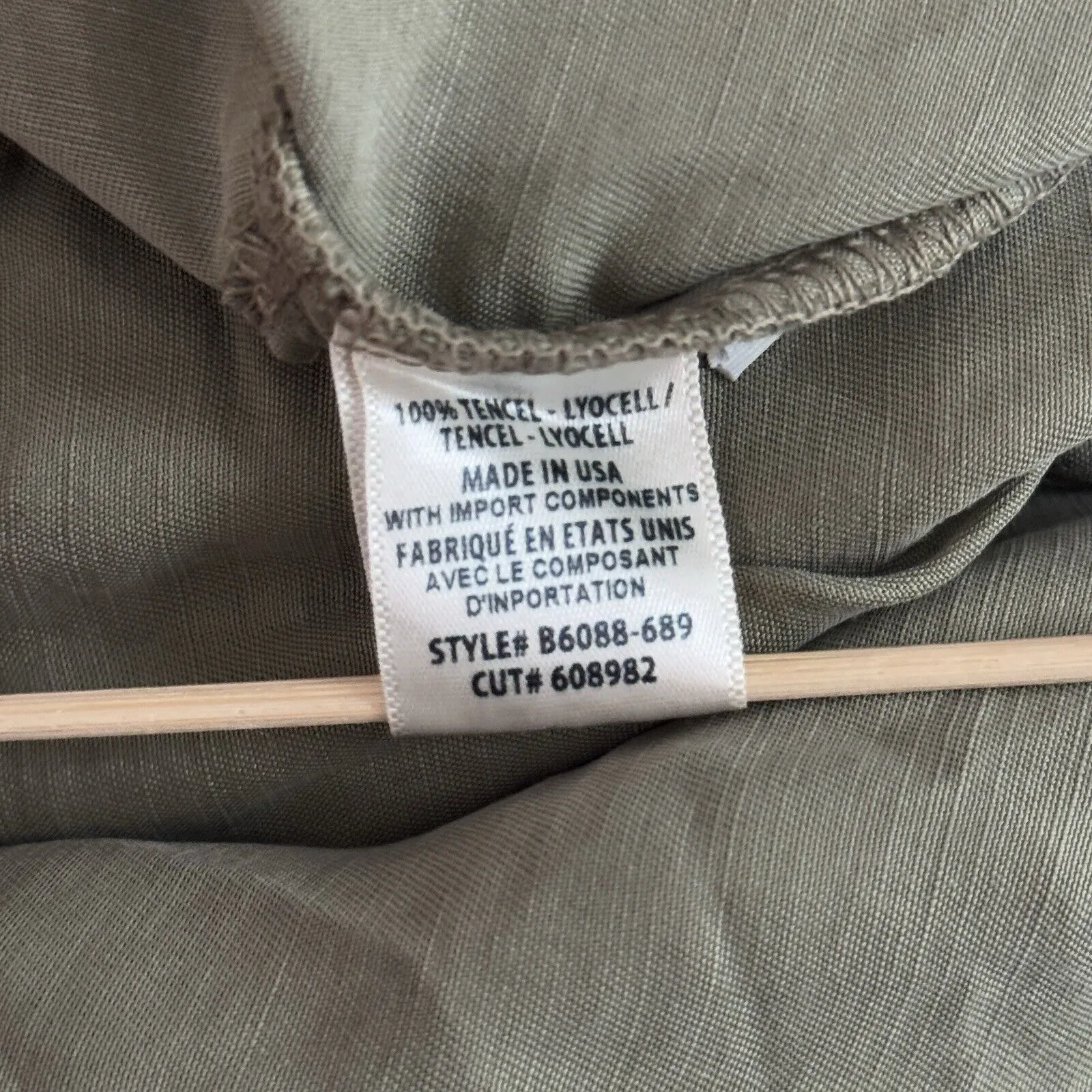 Belle Dahl‎ Jumpsuit Womens Medium Green Pleated Wide Leg Jumper Bohemian Hippie - Image 6