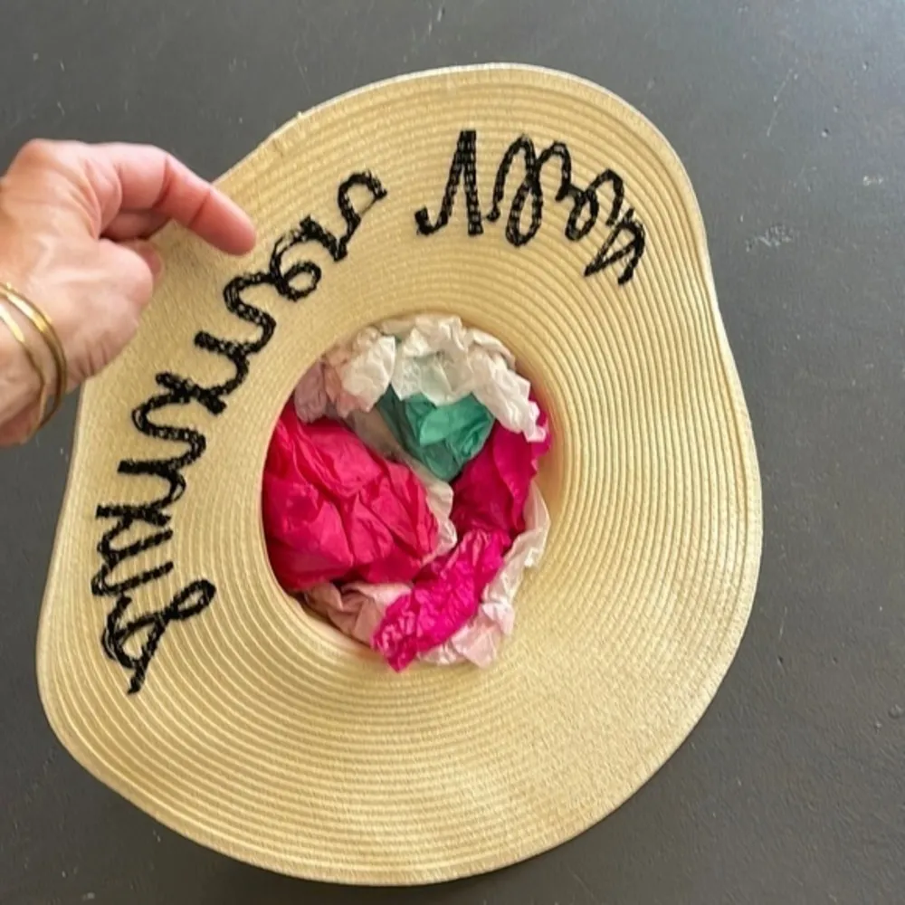 Floppy Straw Hat SUMMER VIBES - Image 3