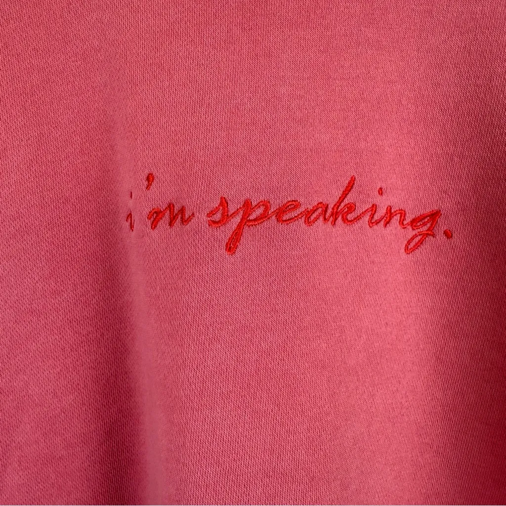 phenomenal woman action campaign i'm speaking crewneck Size XS Pink - Image 2