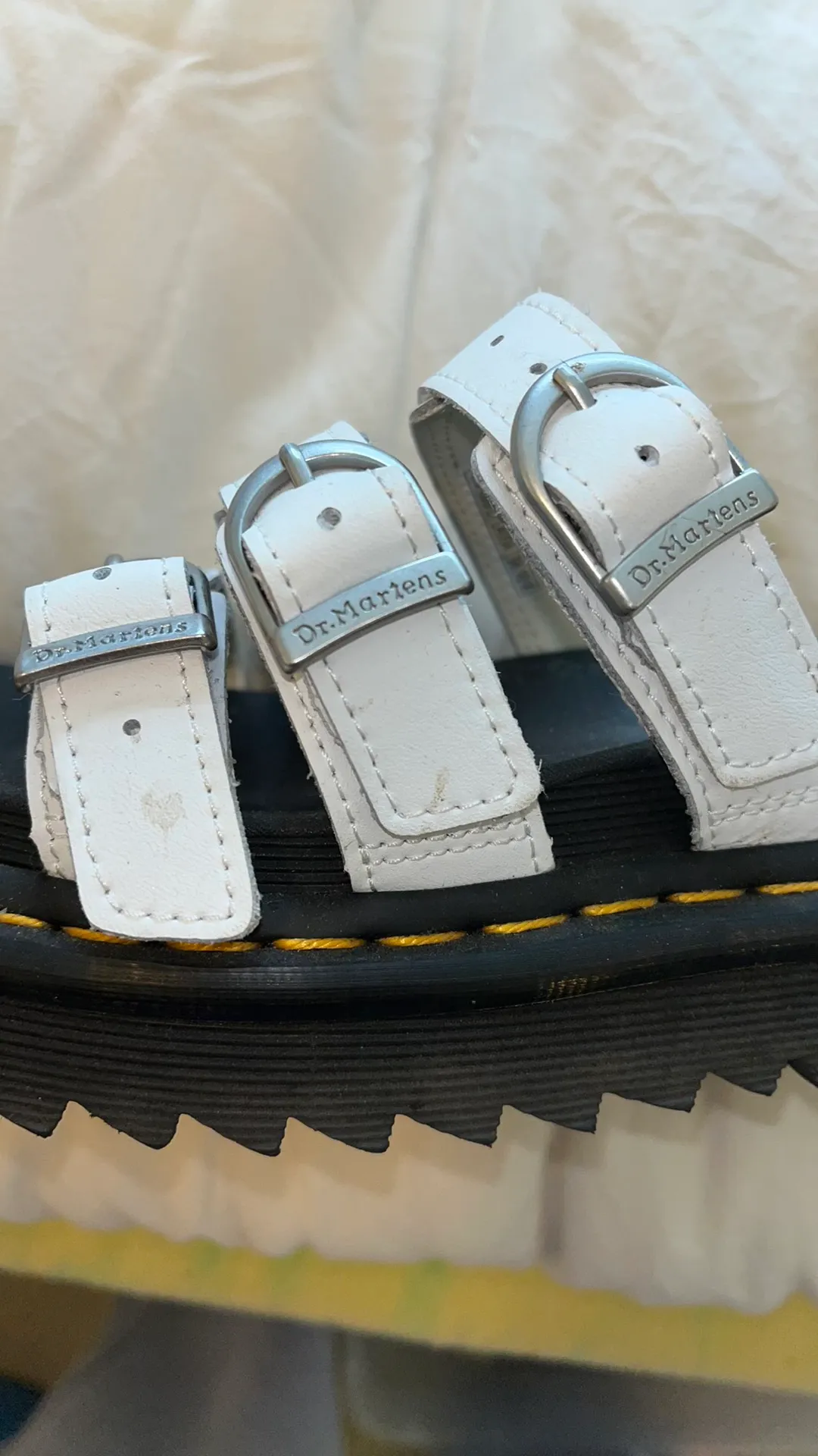 Hydro White Dr. Marten Blaire Slides  - Image 9