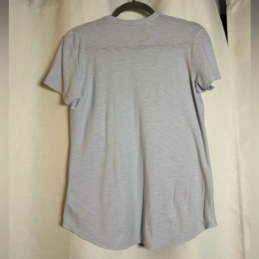 Standard James Perse Slub Cotton Jersey Light Blue T-Shirt 2 - Image 5
