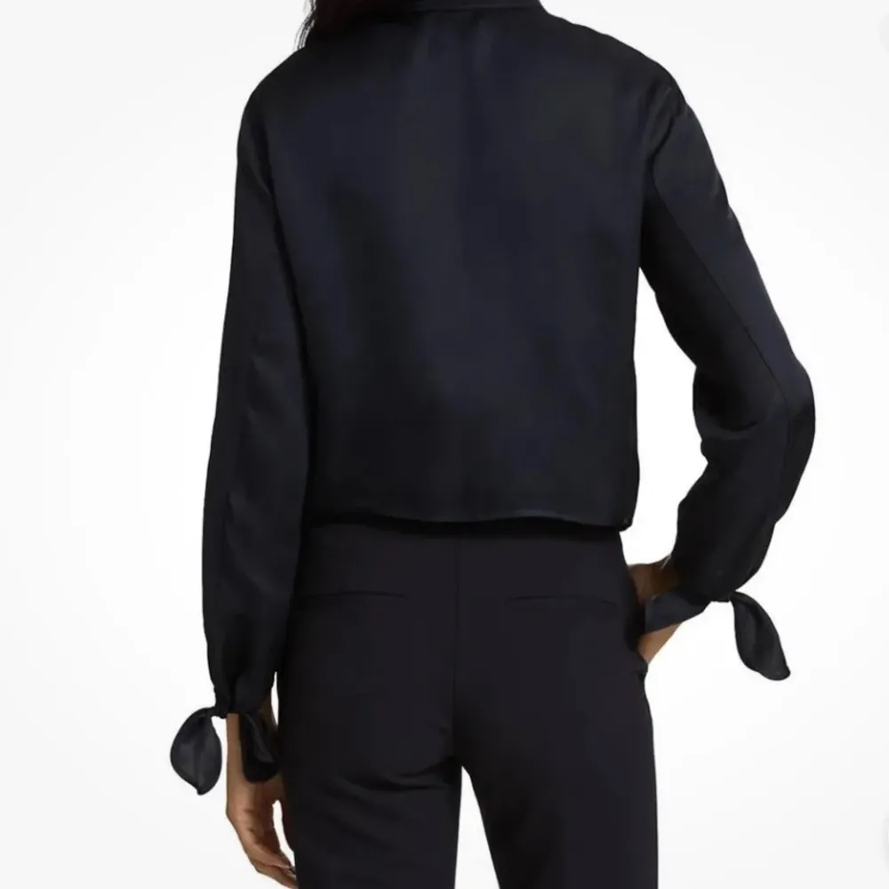 Theory  Tie Bomber Jacket, Black, Durham Tech,  Sz M - Image 13