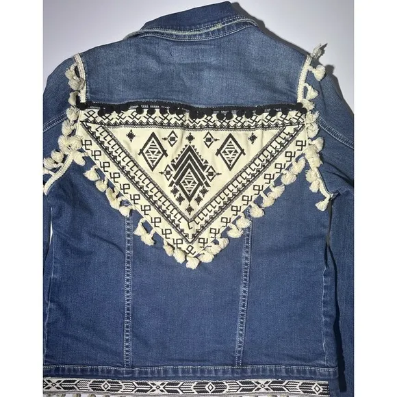 Rock & Roll Denim Jacket Women's SZ M NWT - Image 2