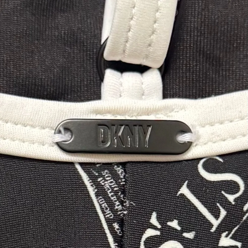 DKNY Graphic T-Back One Piece Swimsuit Size XS - Image 6