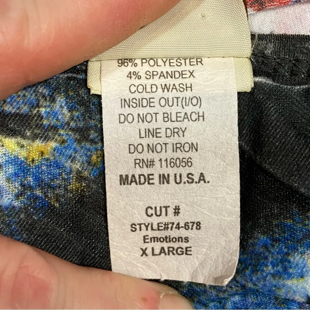 colorful blouse White Size XL - Image 5