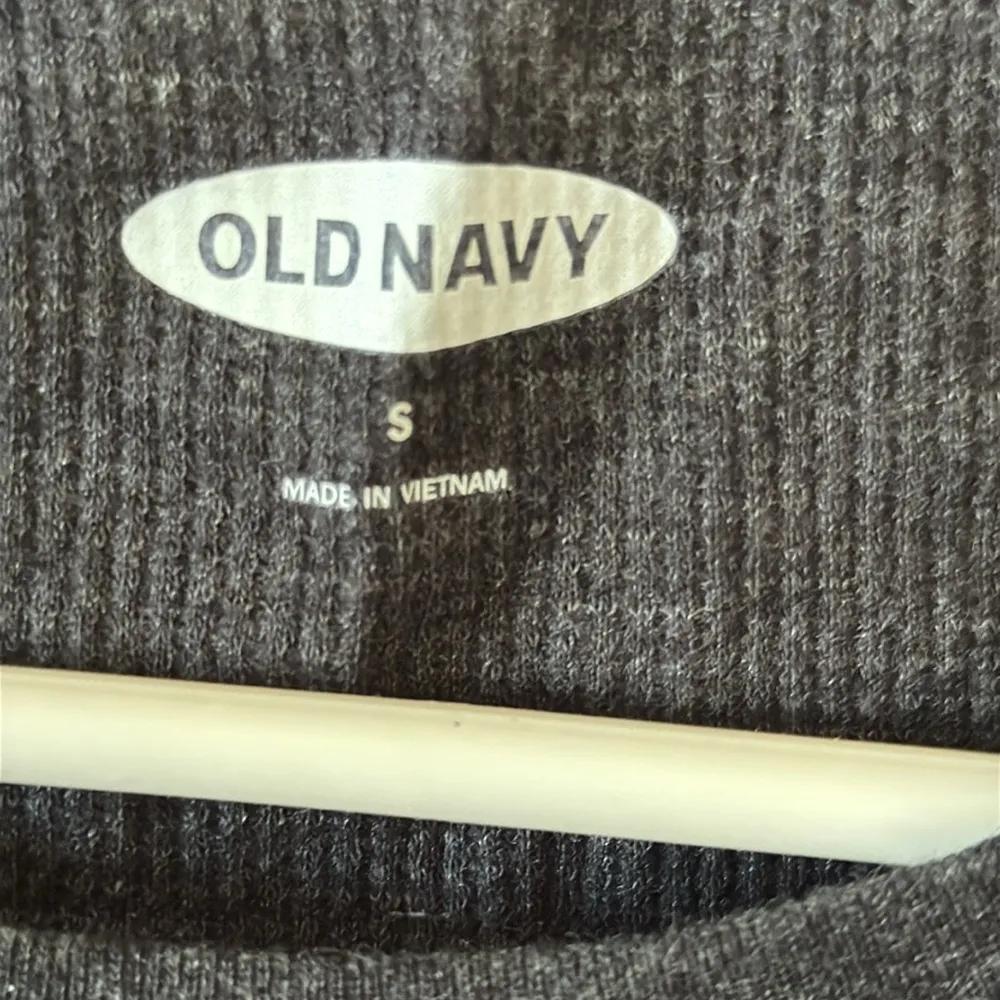 Dark Grey Long Sleeve Top - Image 3