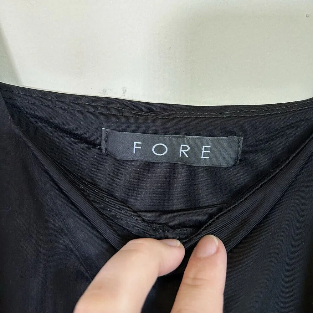 FORE Women's small PD4560 Tank Top Bodysuit‎ Black - Image 2