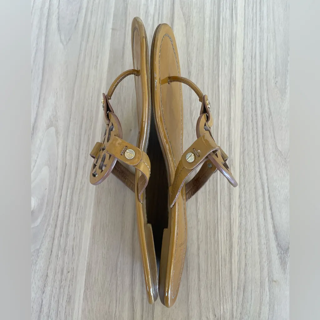 Tory Burch Brown Leather Sandals - Image 4