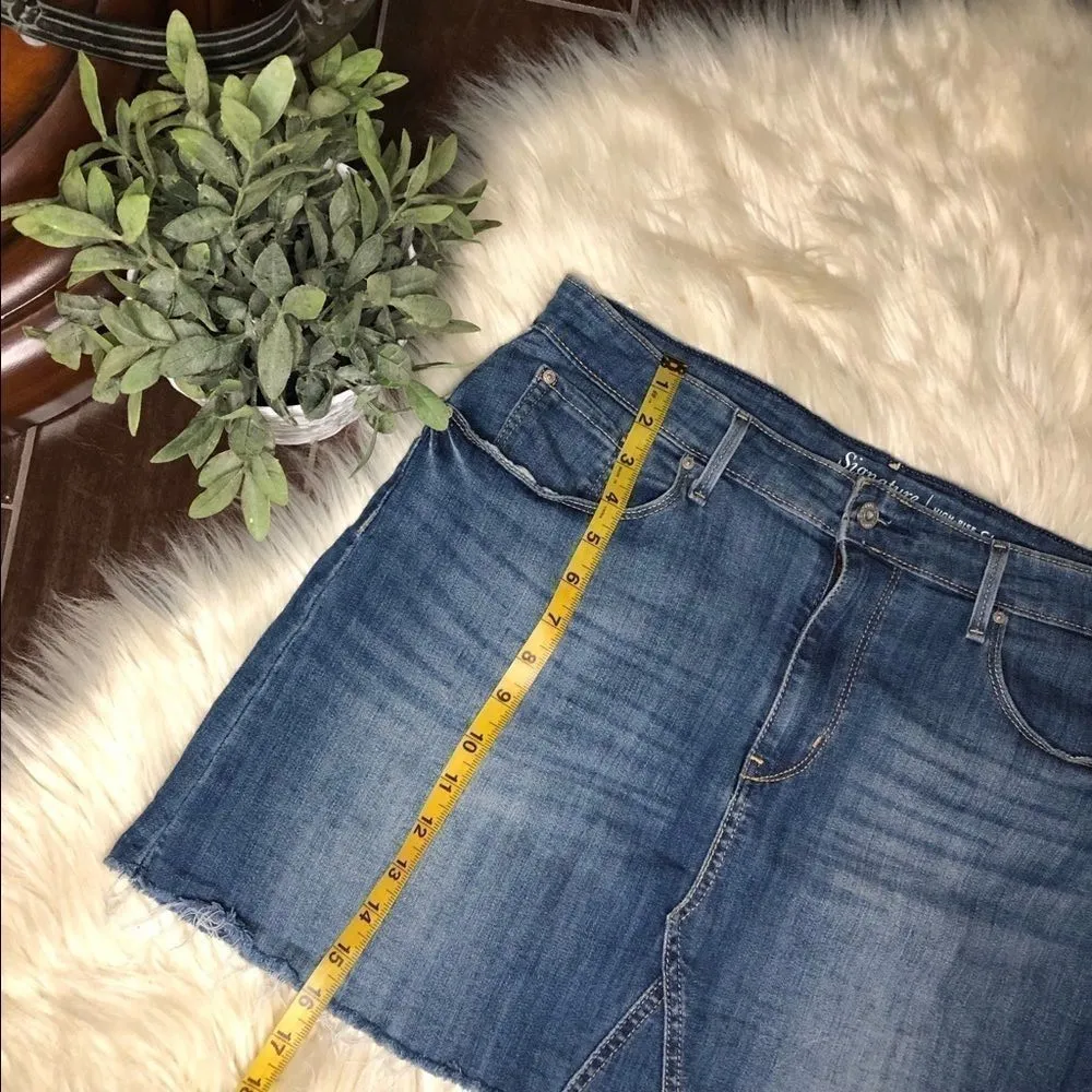 Levi’s denim high rise skirt sz 12 - Image 7