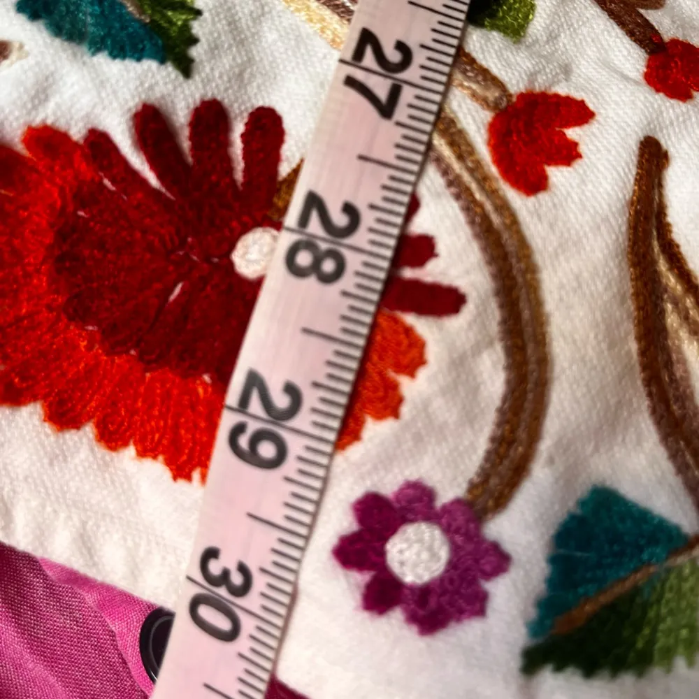 Roller Rabbit White Kuzu Embroidery KIKI Dress Size xs Embroidery Romantic - Image 4