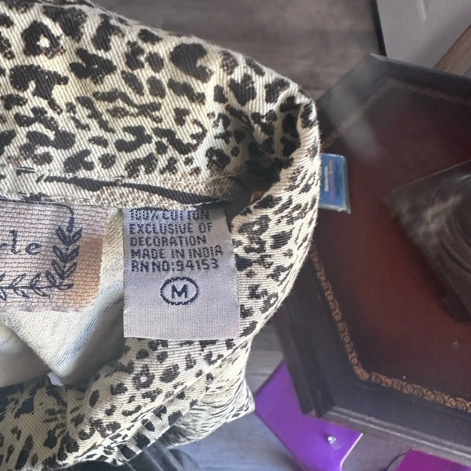 Vintage Animal Print Button - Image 4