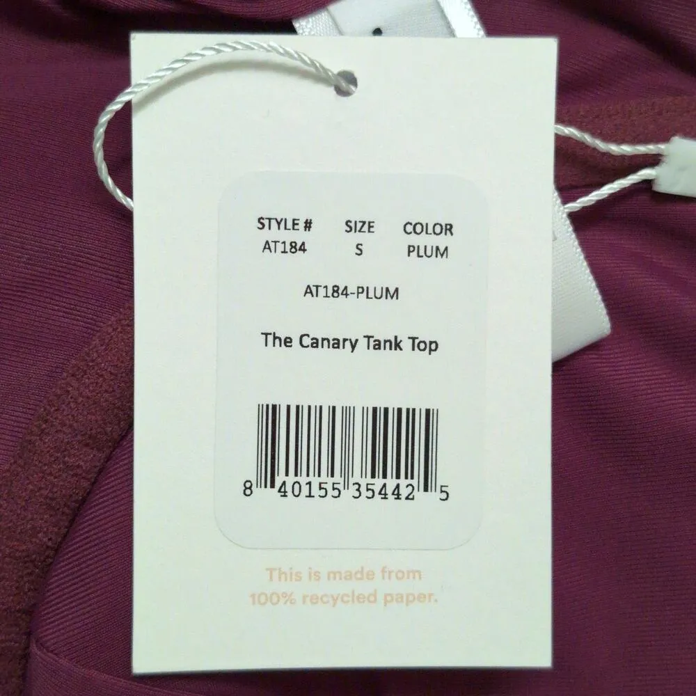 Andie Canary Tank Top Tankini Plum Purple Swimwear Bathing Suit Underwire S New - Image 8