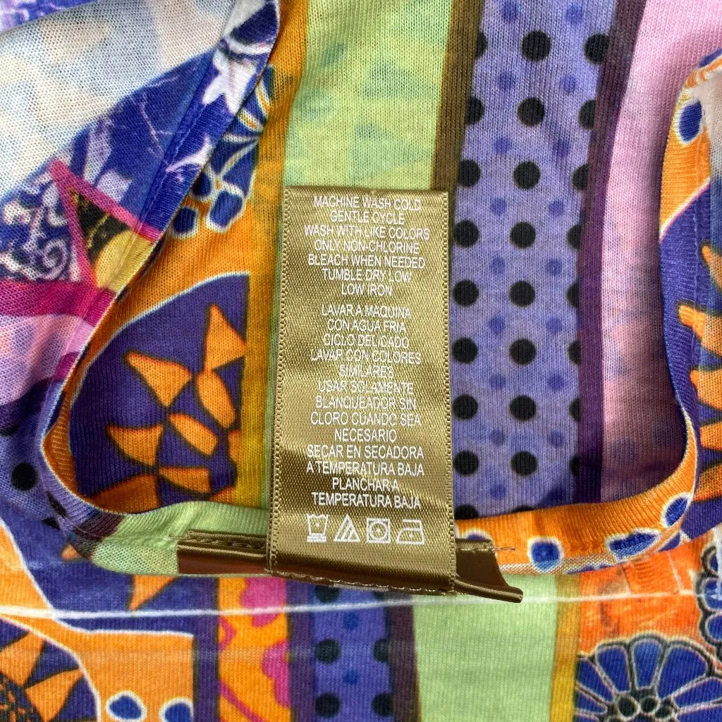 Miss Tina by Tina Knowles Women's Colorful Paisley V - Image 8