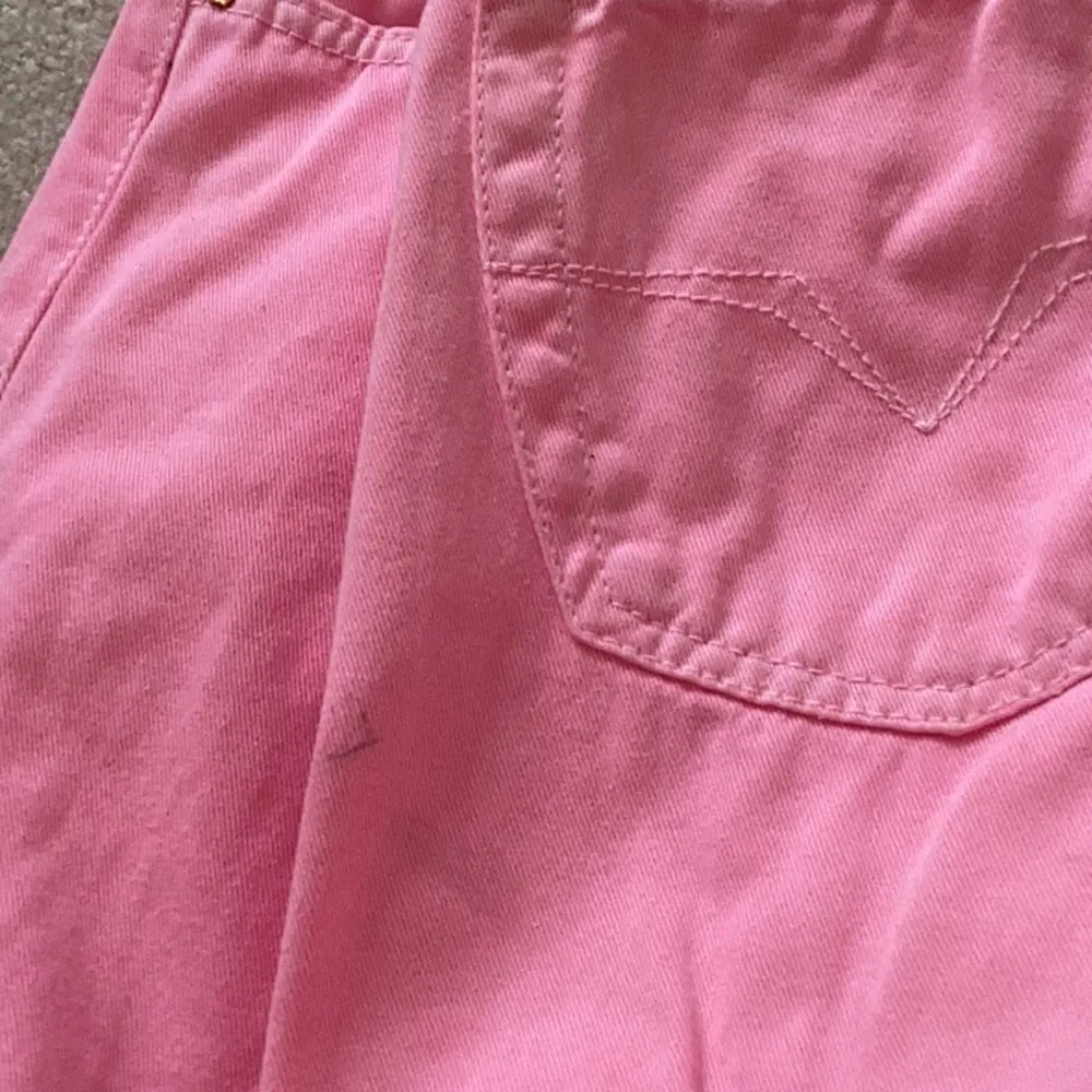 Vintage Versace Jeans Couture Pink Denim Jeans straight leg - Image 8