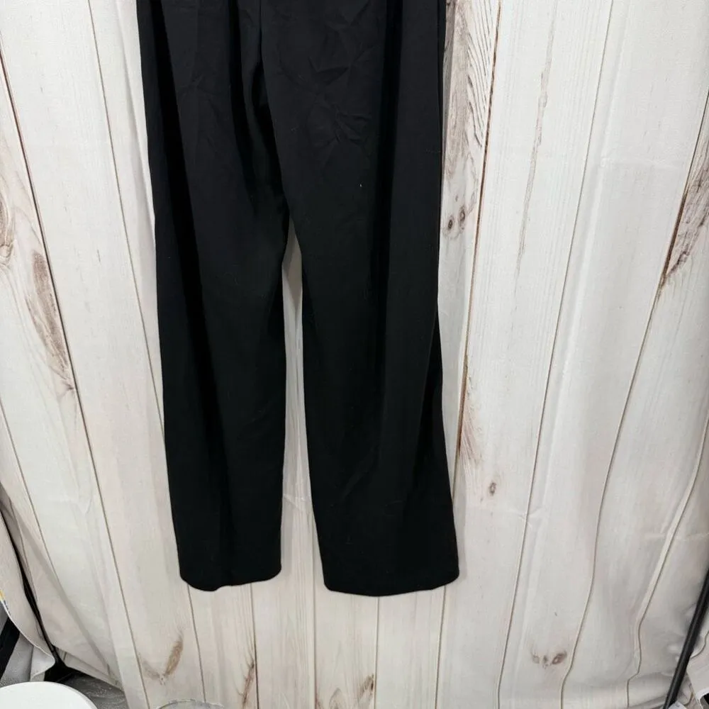 Vintage Arden B Women’s Medium Y2K 2000s Black Flare Wide Leg Pants New - Image 5