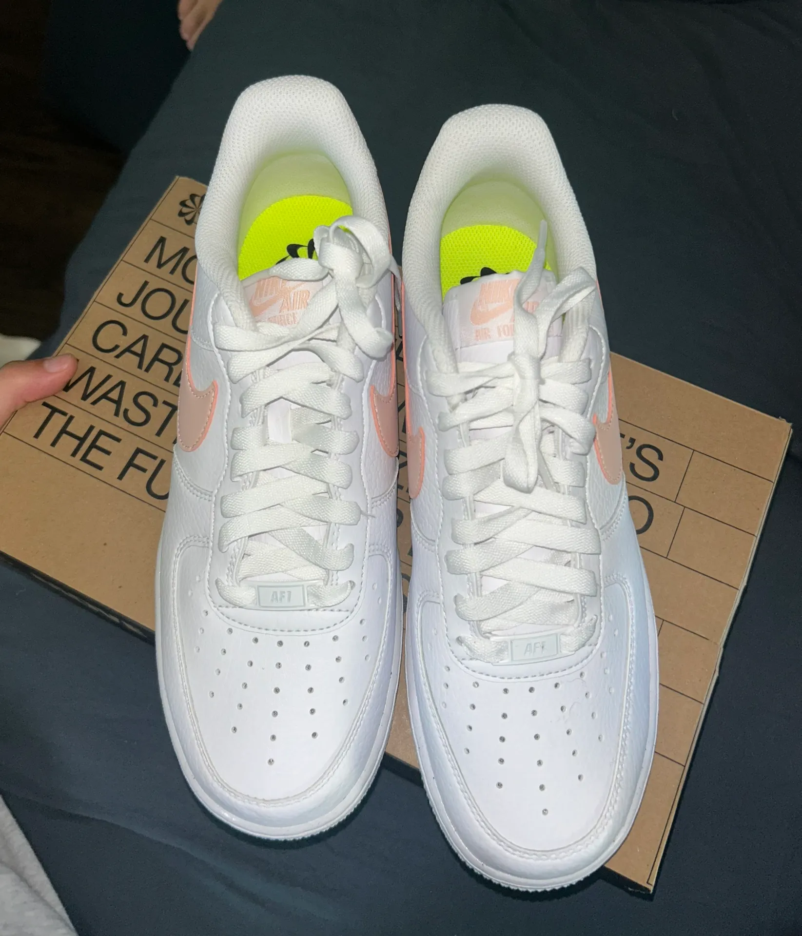 pink  air force 1s - Image 3