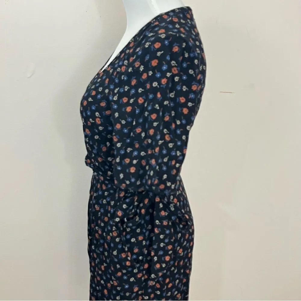 Madewell Wrap-Front Romper in Prairie Posies 4 - Image 3