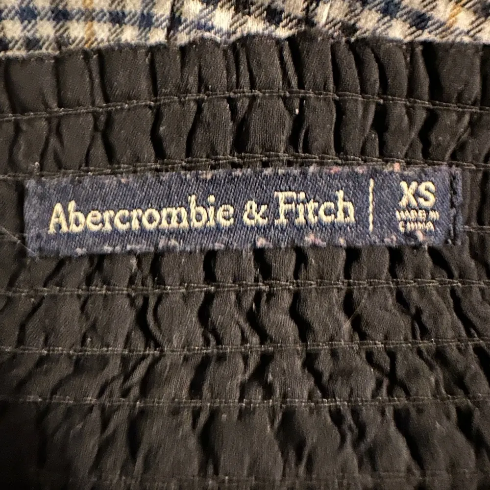 Abercrombie & Fitch Button Front Plaid Cropped Tank Top Vintage 1990s Y2K XS - Image 15