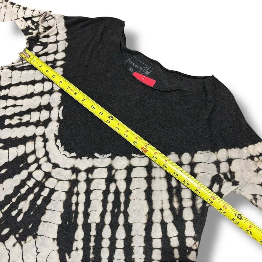 NWT We The Free Gray Cream LA Livin’ Coastal Tie-Dye Tunic Top - XSmall - Image 4