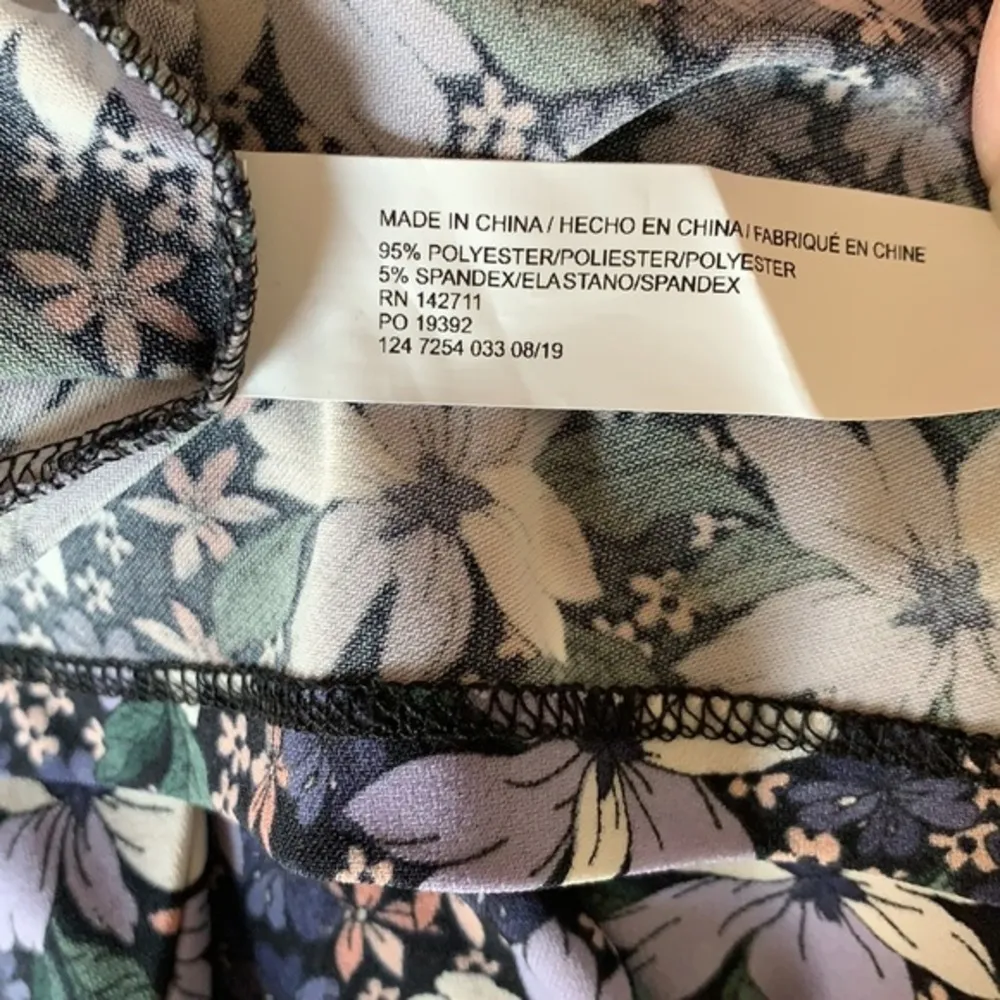 Eloquii Floral Mock Neck Fit And Flare Purple Lavender Dress Size 14 NWT - Image 16