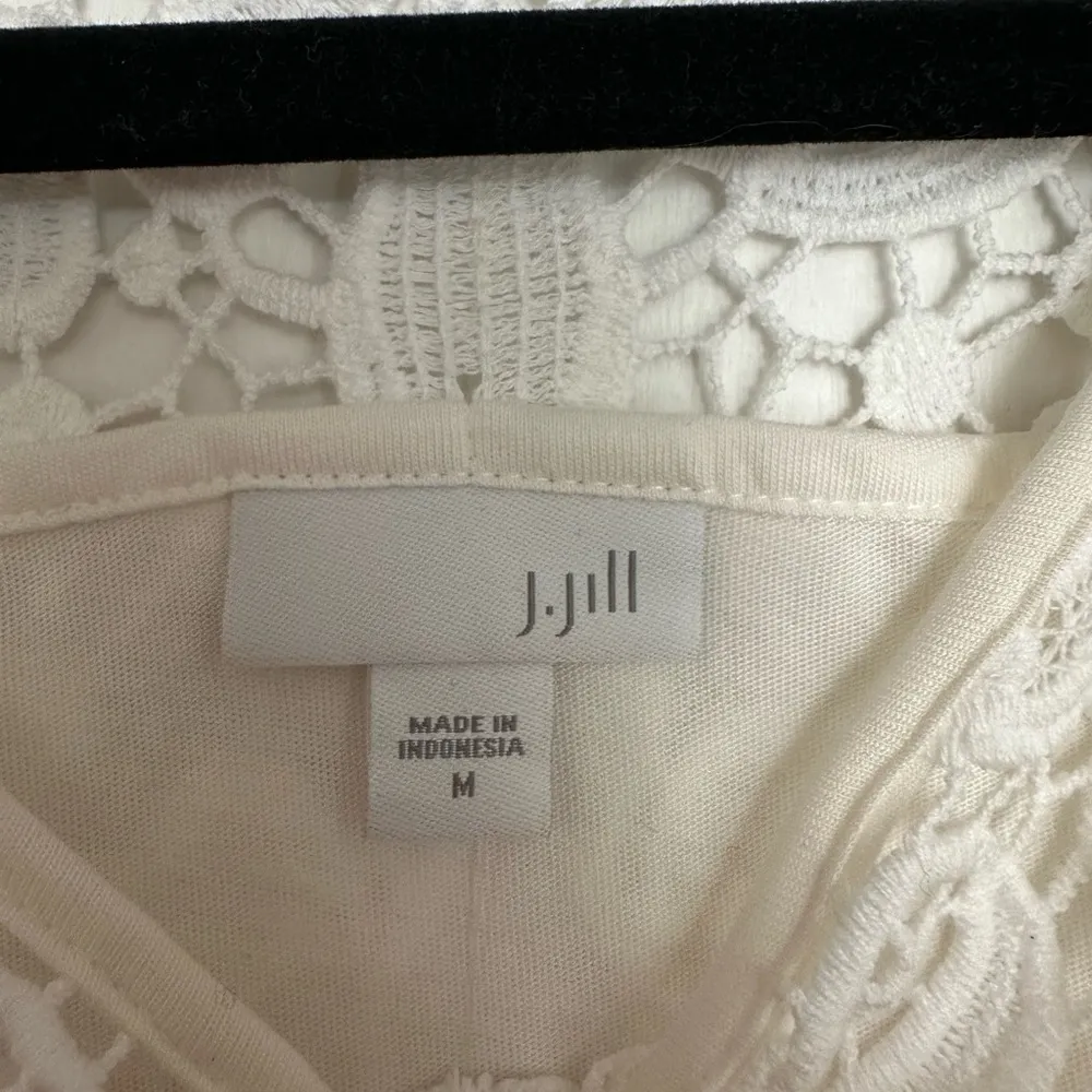 J. Jill Of White Lace Boat neck Blouse NWT - Image 2