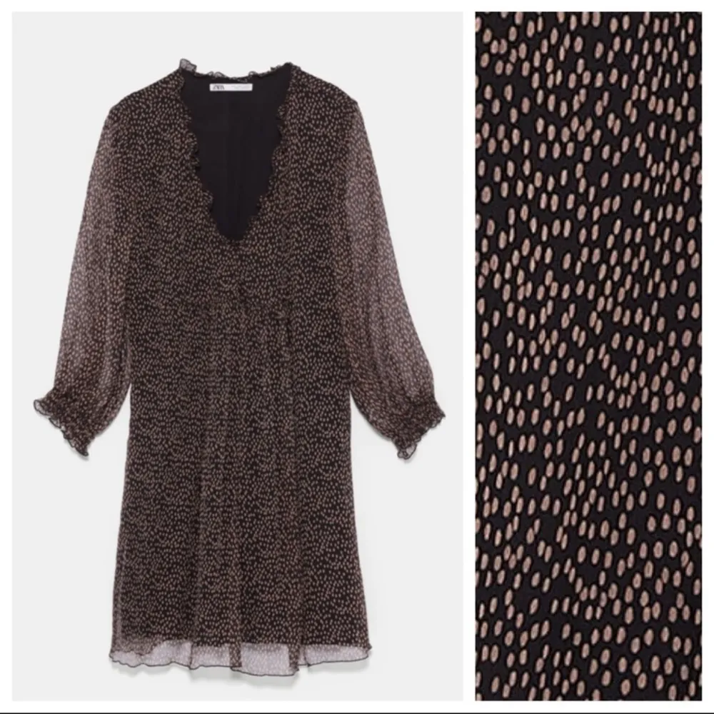 ZARA  Printed Flowing Dress - Image 6