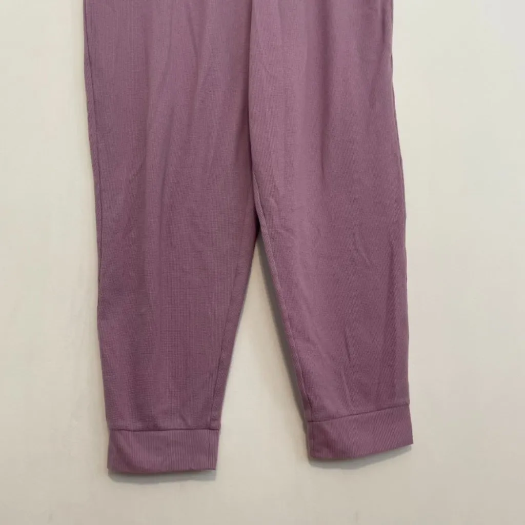 VICTORIA'S SECRET VS Glow Waffle Jogger Lilac Lavender Purple Pajama Pants PJs - Image 5