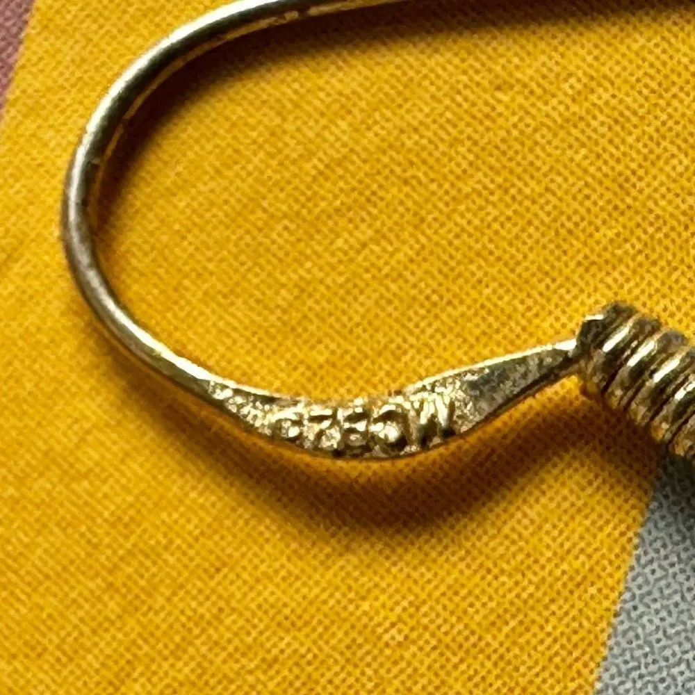 Sterling silver entwined twisted drop earrings - Image 8