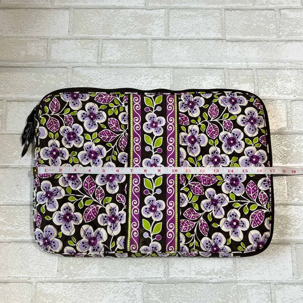 Vera Bradley Retired Plum Petals Soft shell Laptop Cover - Image 5